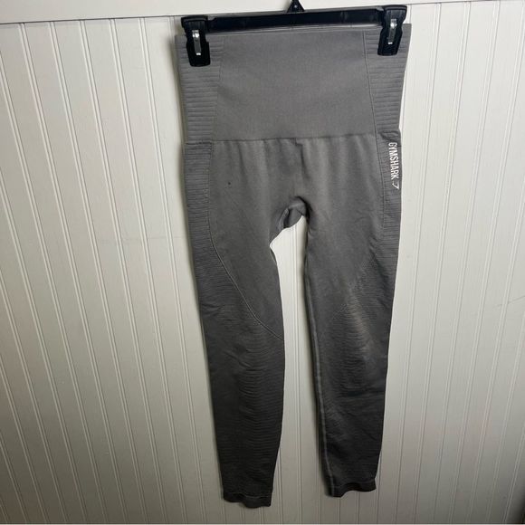 Gymshark Pants - GymShark Women Athletic Leggings Size Small Gray Workout Training F5